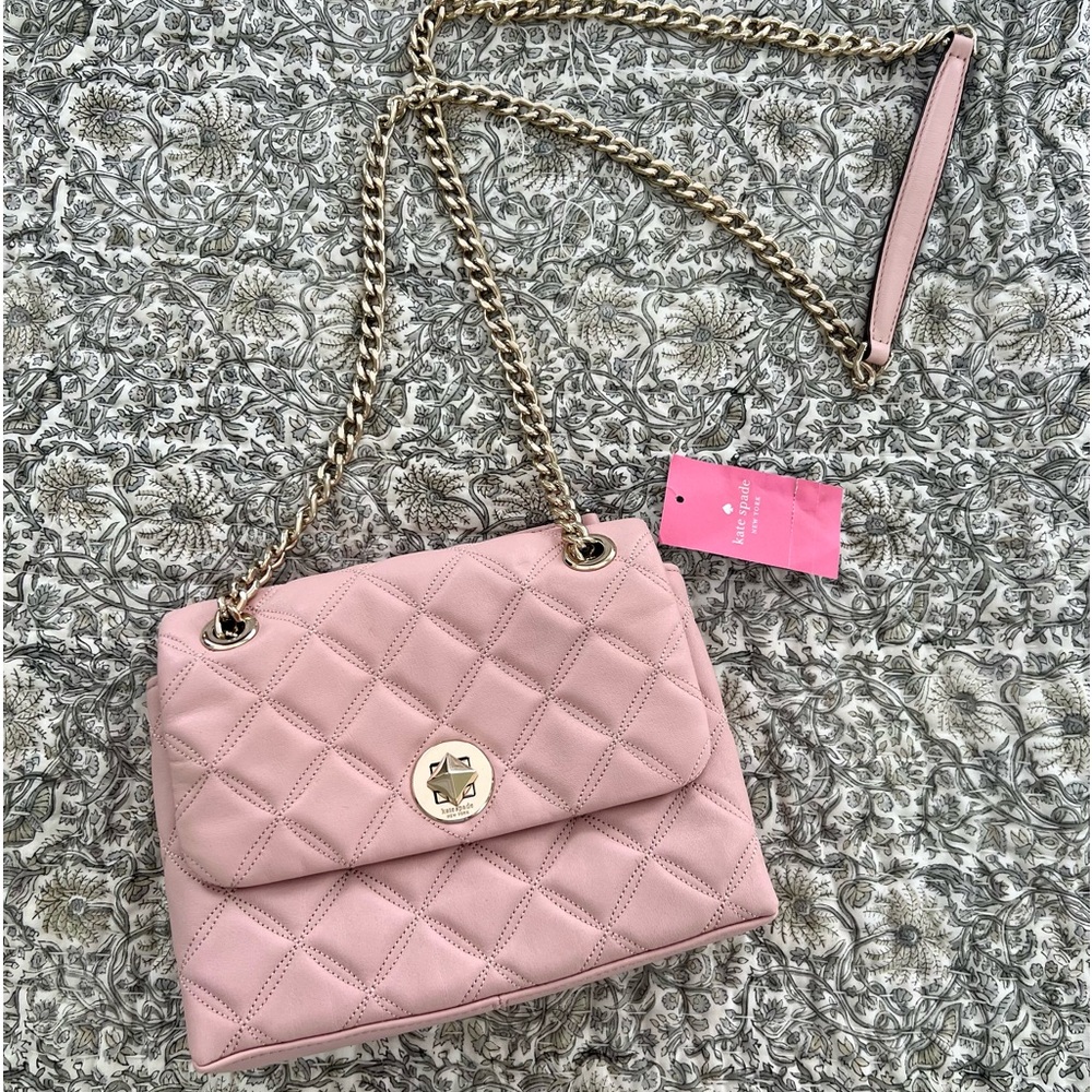 NWT Kate Spade Natalia Smooth Quilted Leather Purse